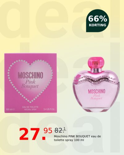 Moschino PINK BOUQUET eau de toilette spray 100 ml