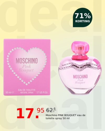 Moschino PINK BOUQUET eau de toilette spray 50 ml
