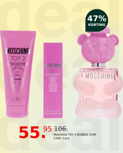 Moschino TOY 2 BUBBLE GUM CASE 3 pcs