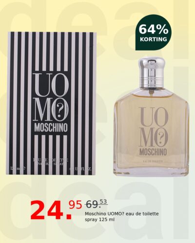 Moschino UOMO? eau de toilette spray 125 ml
