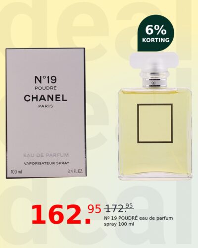 Nº 19 POUDRÉ eau de parfum spray 100 ml