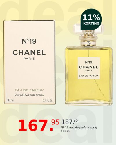 Nº 19 eau de parfum spray 100 ml