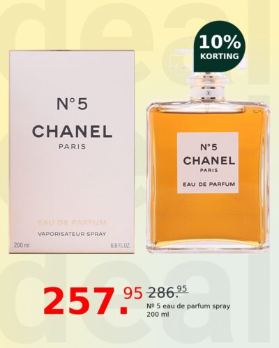 Nº 5 eau de parfum spray 200 ml