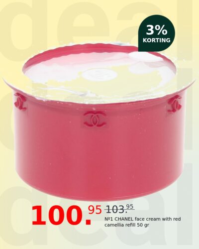 Nº1 CHANEL face cream with red camellia refill 50 gr