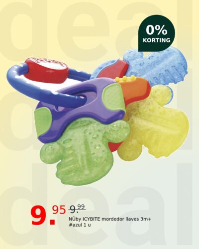NÛby ICYBITE mordedor llaves 3m+ #azul 1 u