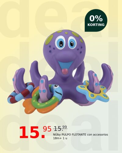 NÛby PULPO FLOTANTE con accesorios 18m+ 1 u