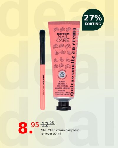 NAIL CARE cream nail polish remover 50 ml