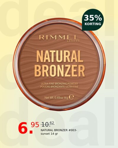 NATURAL BRONZER #003-sunset 14 gr