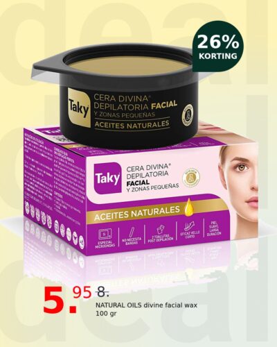 NATURAL OILS divine facial wax 100 gr