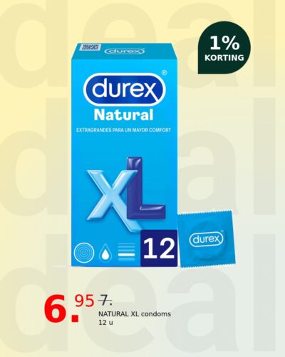 NATURAL XL condoms 12 u