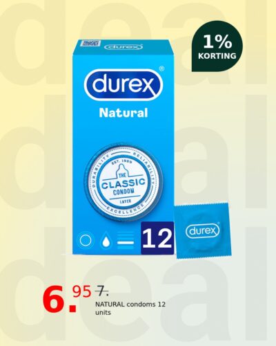 NATURAL condoms 12 units