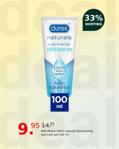 NATURALS 100% natural moisturizing lubricant gel 100 ml