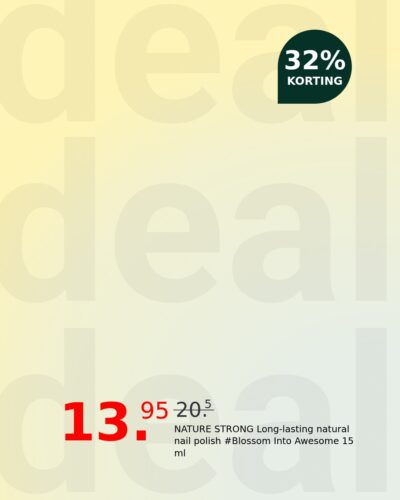 NATURE STRONG Long-lasting natural nail polish #Blossom Into Awesome 15 ml