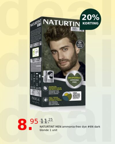 NATURTINT MEN ammonia-free dye #6N dark blonde 1 unit