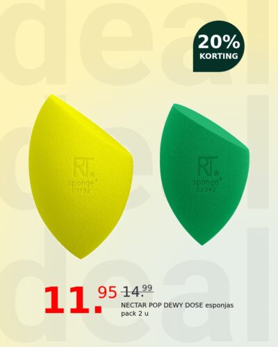 NECTAR POP DEWY DOSE esponjas pack 2 u