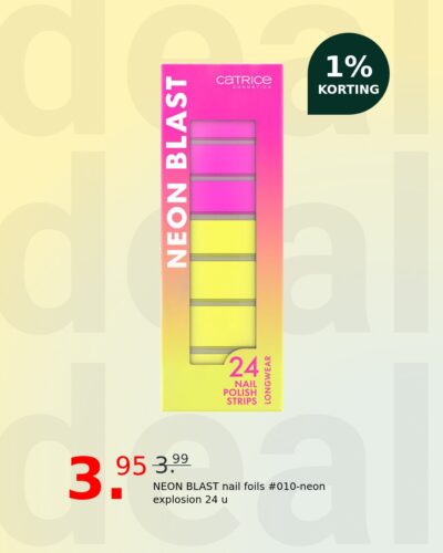 NEON BLAST nail foils #010-neon explosion 24 u