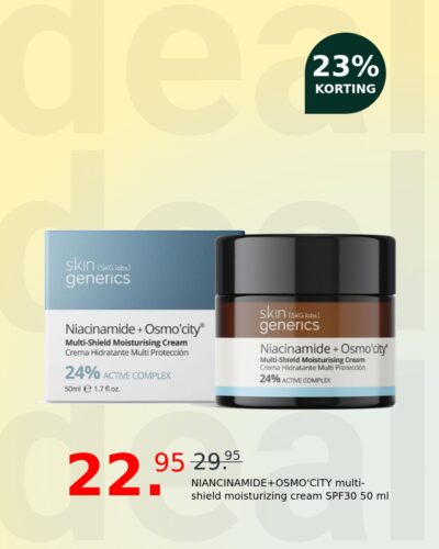 NIANCINAMIDE+OSMO'CITY multi-shield moisturizing cream SPF30 50 ml