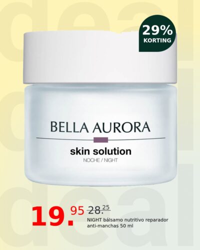 NIGHT bálsamo nutritivo reparador anti-manchas 50 ml