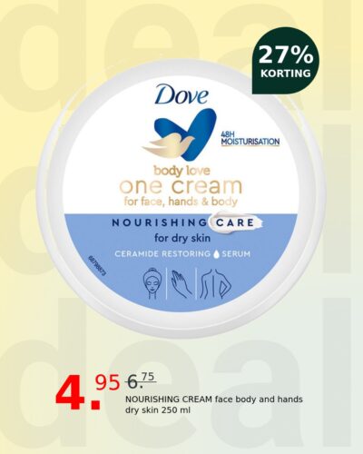 NOURISHING CREAM face body and hands dry skin 250 ml