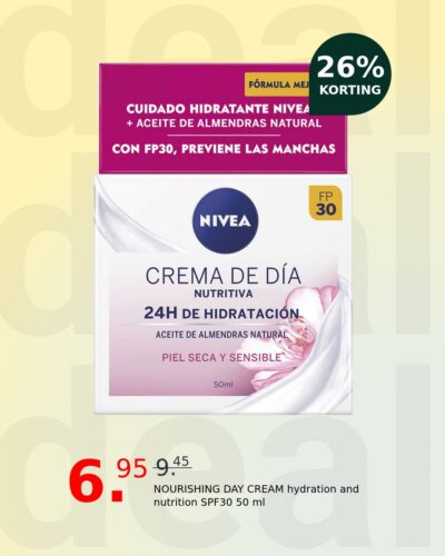 NOURISHING DAY CREAM hydration and nutrition SPF30 50 ml