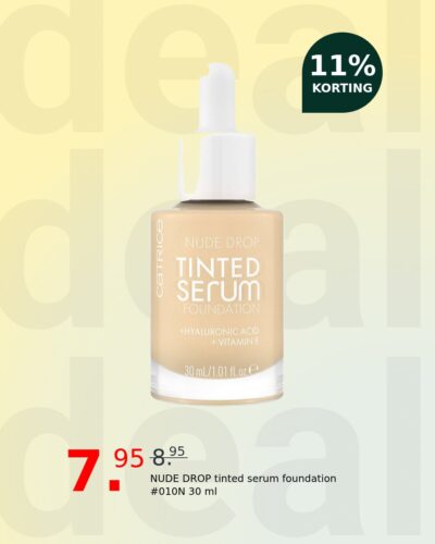NUDE DROP tinted serum foundation #010N 30 ml