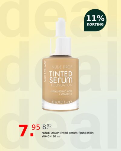 NUDE DROP tinted serum foundation #040N 30 ml
