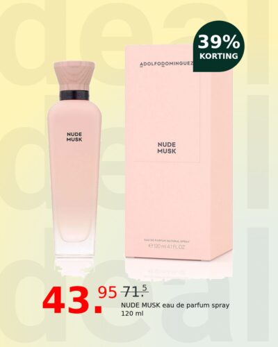 NUDE MUSK eau de parfum spray 120 ml