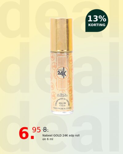 Nabeel GOLD 24K edp roll on 6 ml