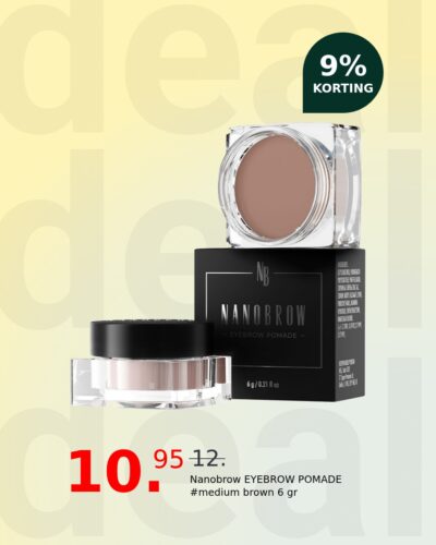 Nanobrow EYEBROW POMADE #medium brown 6 gr