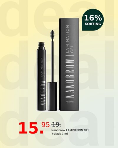 Nanobrow LAMINATION GEL #black 7 ml