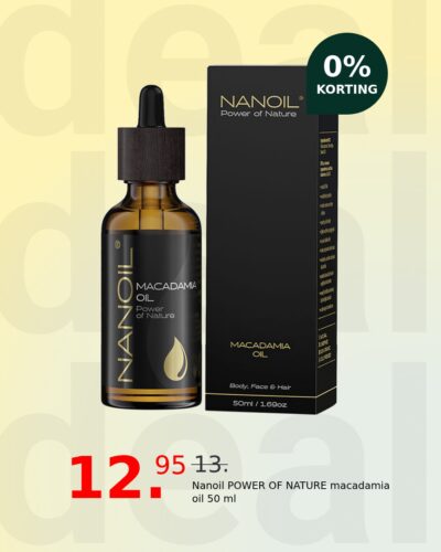 Nanoil POWER OF NATURE macadamia oil 50 ml