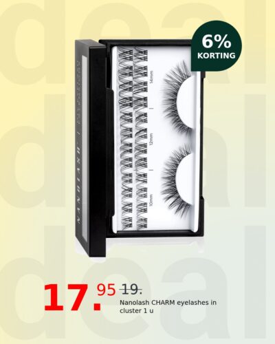 Nanolash CHARM eyelashes in cluster 1 u