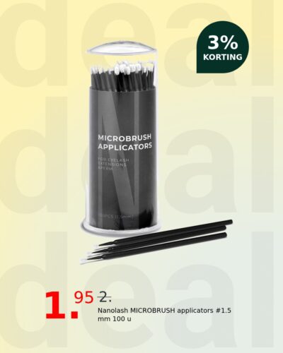Nanolash MICROBRUSH applicators #1.5 mm 100 u