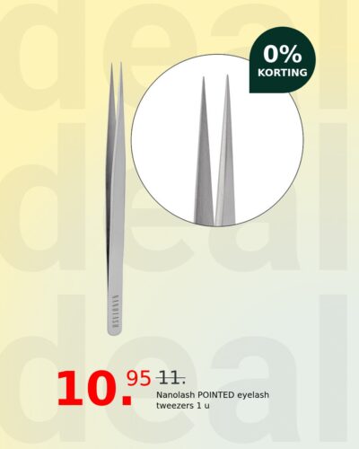 Nanolash POINTED eyelash tweezers 1 u