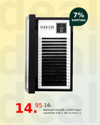 Nanolash VOLUME LASHES false eyelashes 0.05 C #6-13 mm 1 u