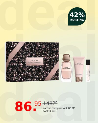 Narciso rodriguez ALL OF ME CASE 3 pcs