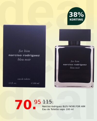 Narciso rodriguez BLEU NOIR FOR HIM Eau de Toilette vapo 100 ml