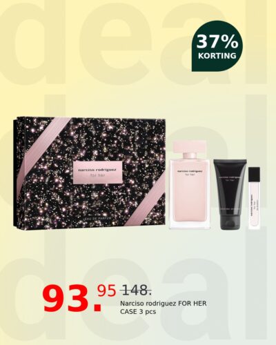 Narciso rodriguez FOR HER CASE 3 pcs