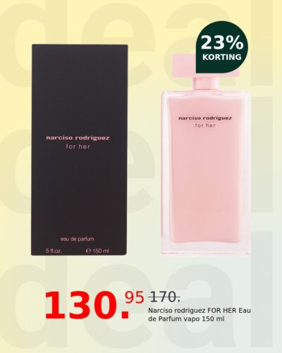 Narciso rodriguez FOR HER Eau de Parfum vapo 150 ml