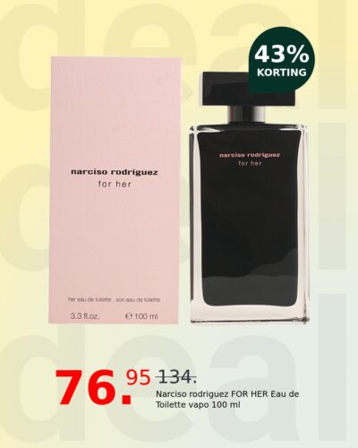 Narciso rodriguez FOR HER Eau de Toilette vapo 100 ml