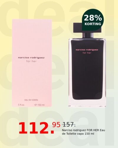 Narciso rodriguez FOR HER Eau de Toilette vapo 150 ml