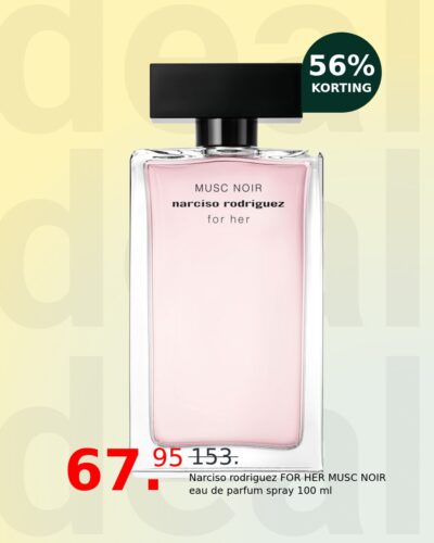 Narciso rodriguez FOR HER MUSC NOIR eau de parfum spray 100 ml