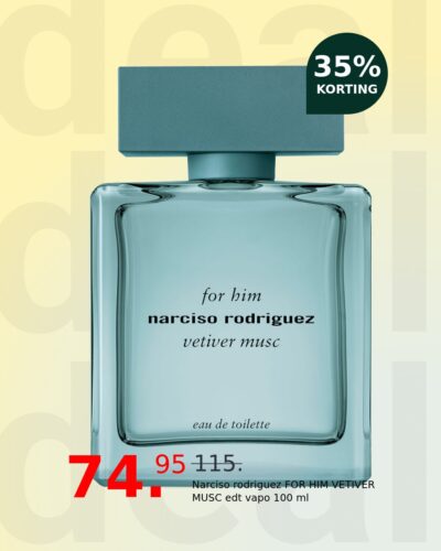 Narciso rodriguez FOR HIM VETIVER MUSC edt vapo 100 ml