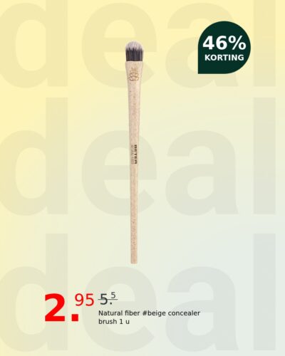 Natural fiber #beige concealer brush 1 u