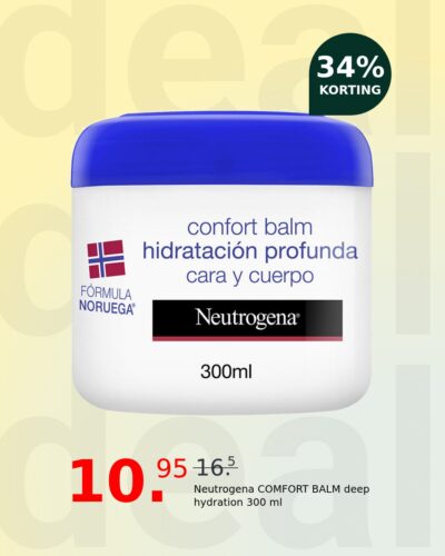 Neutrogena COMFORT BALM deep hydration 300 ml