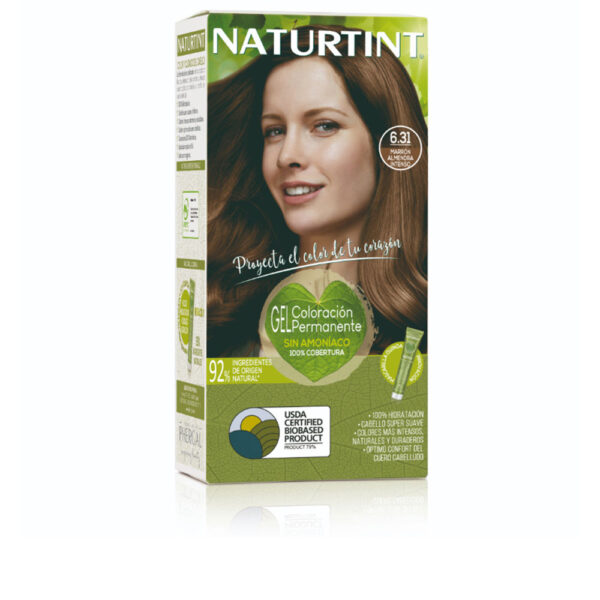 NATURTINT ammonia-free dye #6.31-Intense Almond Brown 170 ml