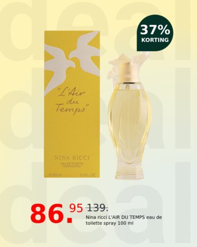 Nina ricci L'AIR DU TEMPS eau de toilette spray 100 ml