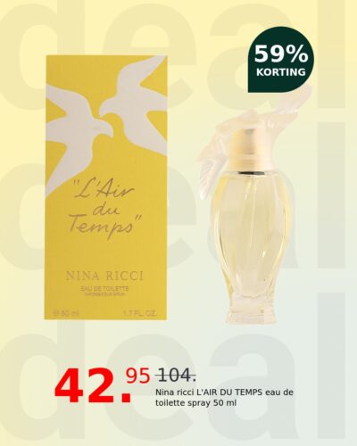 Nina ricci L'AIR DU TEMPS eau de toilette spray 50 ml