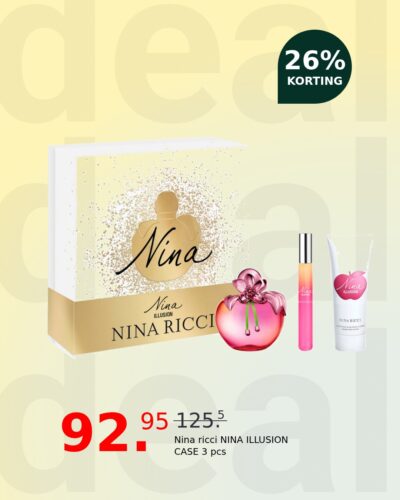 Nina ricci NINA ILLUSION CASE 3 pcs