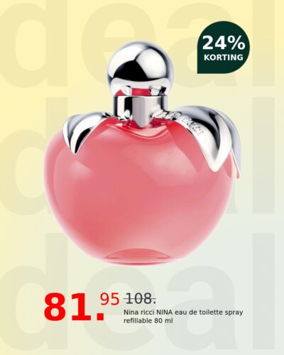 Nina ricci NINA eau de toilette spray refillable 80 ml